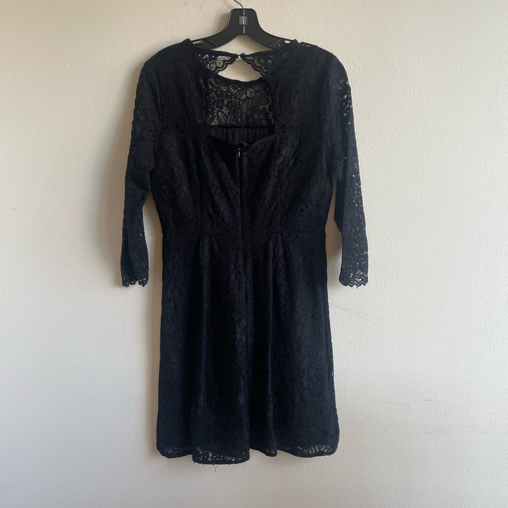 LOFT Cutout Back Lace Dress - Picture 3 of 7